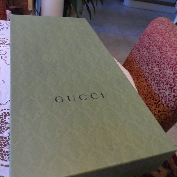 Gucci GUCCISSIMA 85th Anniversary Black Calf Leather Riding Boots Size 9.5C - Picture 4 of 16